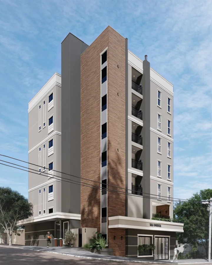 Apartamento para Venda em Toledo, Jardim Santa Maria, 1 dormitório, 1 banheiro, 1 vaga
