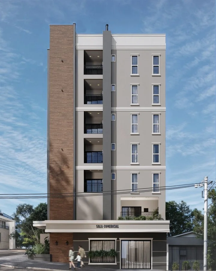 Apartamento para Venda em Toledo, Jardim Santa Maria, 1 dormitório, 1 banheiro, 1 vaga