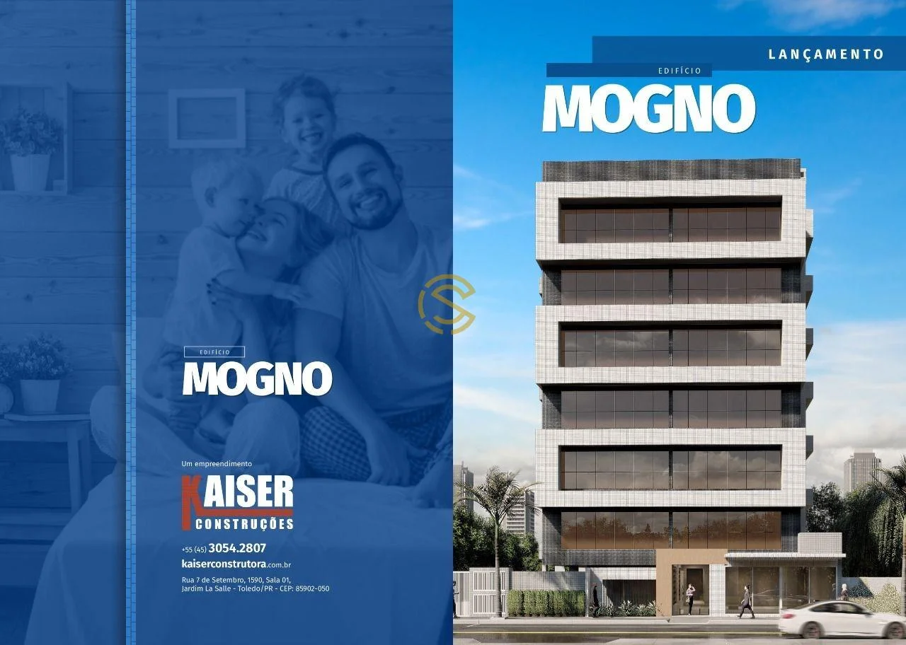 Apartamento para Venda em Toledo, Jardim La Salle, 3 dormitórios, 1 suíte, 1 banheiro, 2 vagas