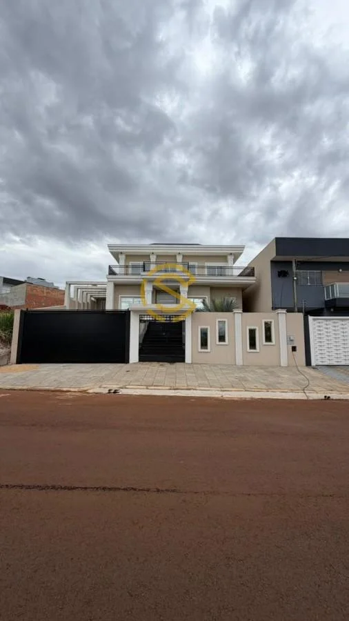 Casa para Venda em Santa Tereza do Oeste, Santa Fé, 4 dormitórios, 4 suítes, 3 banheiros, 4 vagas