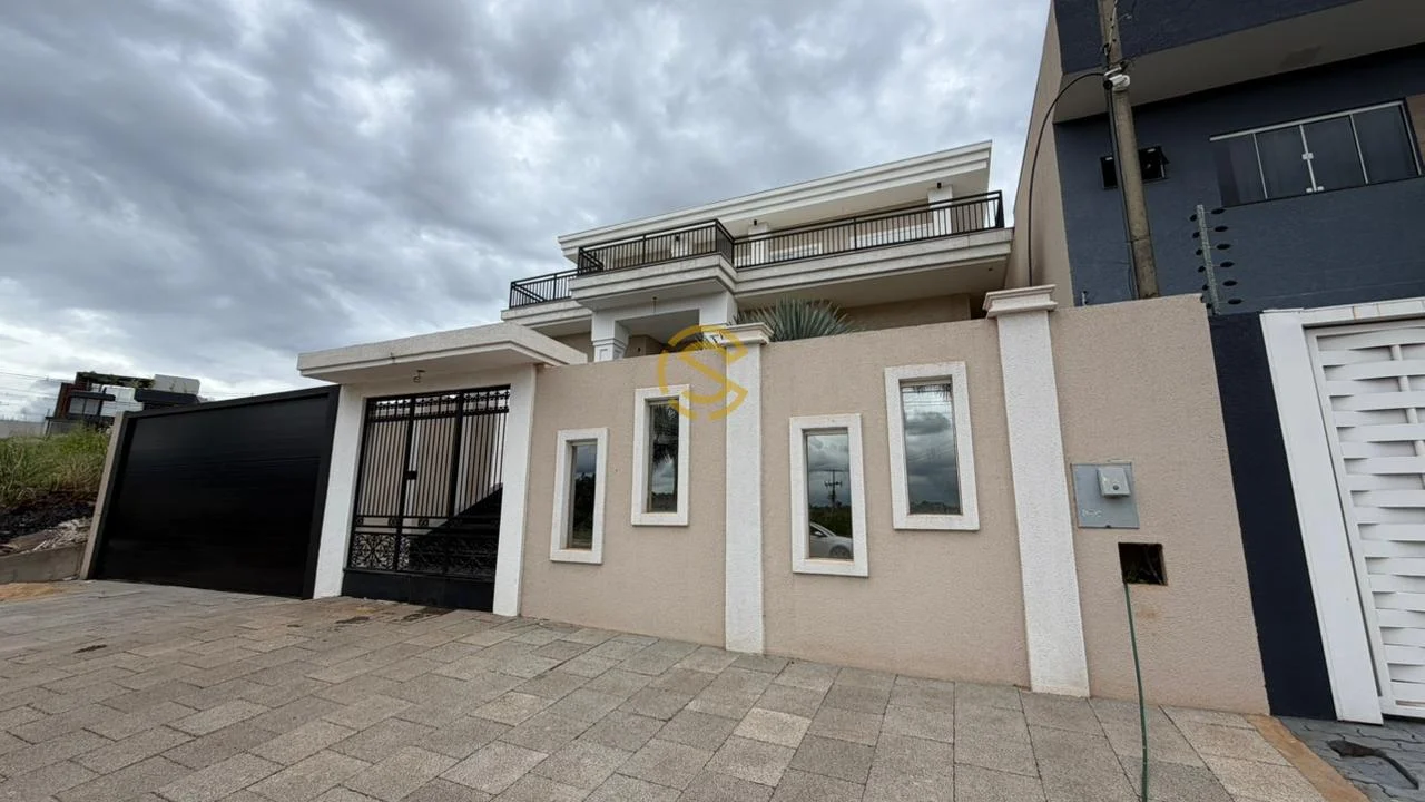 Casa para Venda em Santa Tereza do Oeste, Santa Fé, 4 dormitórios, 4 suítes, 3 banheiros, 4 vagas