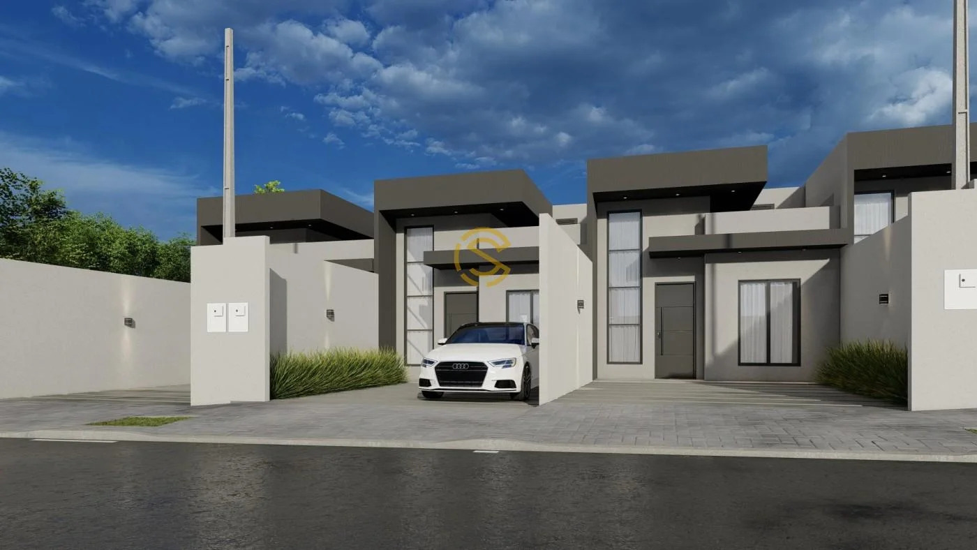 Casa para Venda em Cascavel, Madrid, 2 dormitórios, 1 banheiro, 2 vagas