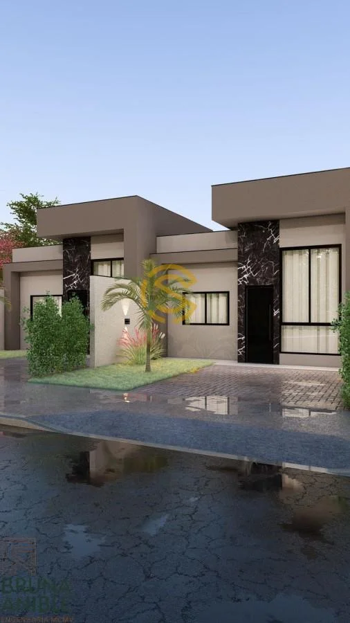Casa em Condomínio para Venda em Cascavel, Brasília, 3 dormitórios, 1 banheiro, 2 vagas