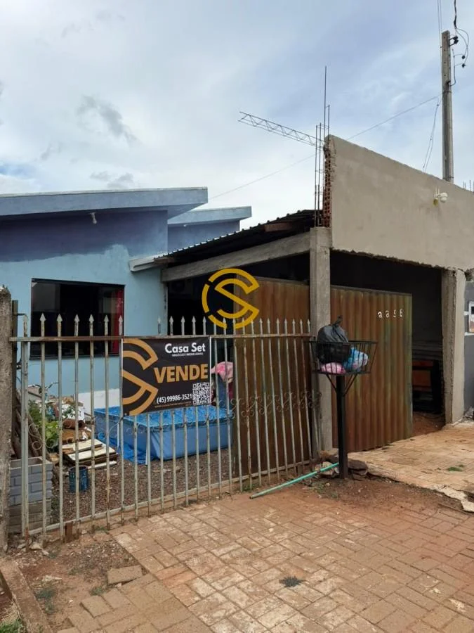 Casa para Venda em Santa Tereza do Oeste, Malucelli, 3 dormitórios, 1 banheiro, 1 vaga