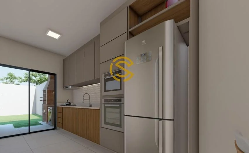 Casa para Venda em Cascavel, Esmeralda, 2 suítes, 1 banheiro, 2 vagas