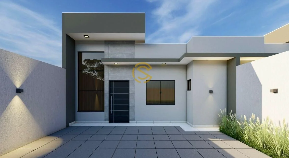 Casa para Venda em Cascavel, Tropical IV, 3 dormitórios, 1 suíte, 1 banheiro, 2 vagas