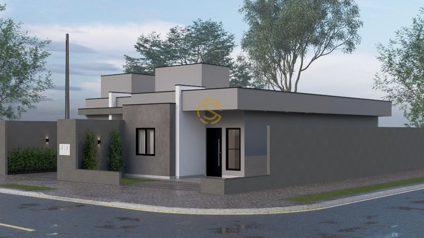 Casa para Venda em Cascavel, Ecopark, 3 dormitórios, 3 suítes, 1 banheiro, 2 vagas