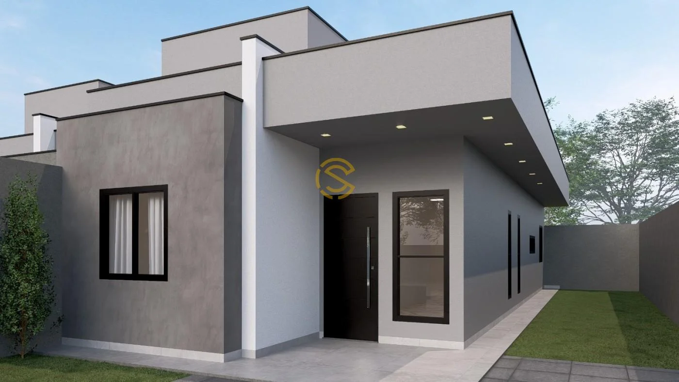 Casa para Venda em Cascavel, Ecopark, 3 dormitórios, 3 suítes, 1 banheiro, 2 vagas