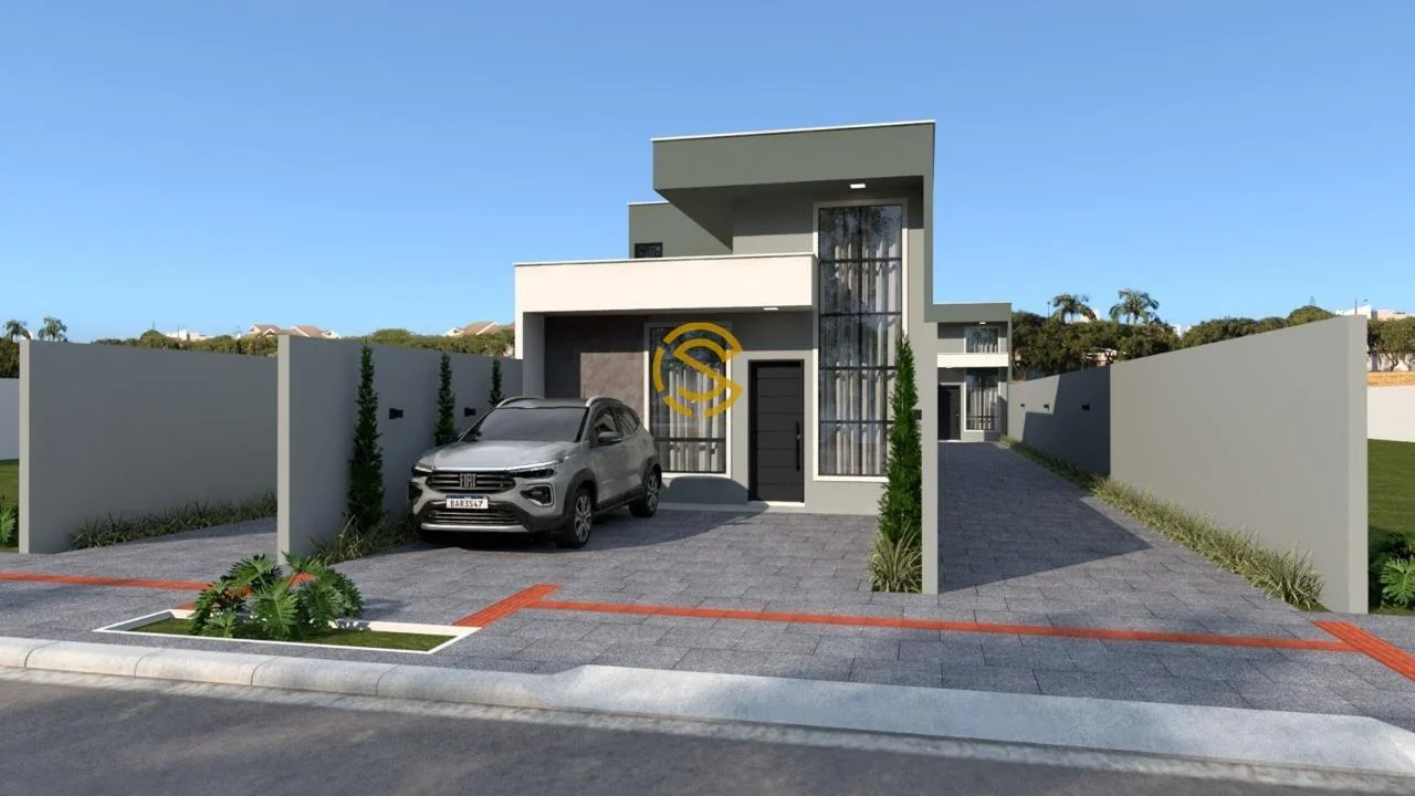 Casa para Venda em Cascavel, Brasmadeira, 3 dormitórios, 1 suíte, 1 banheiro, 2 vagas
