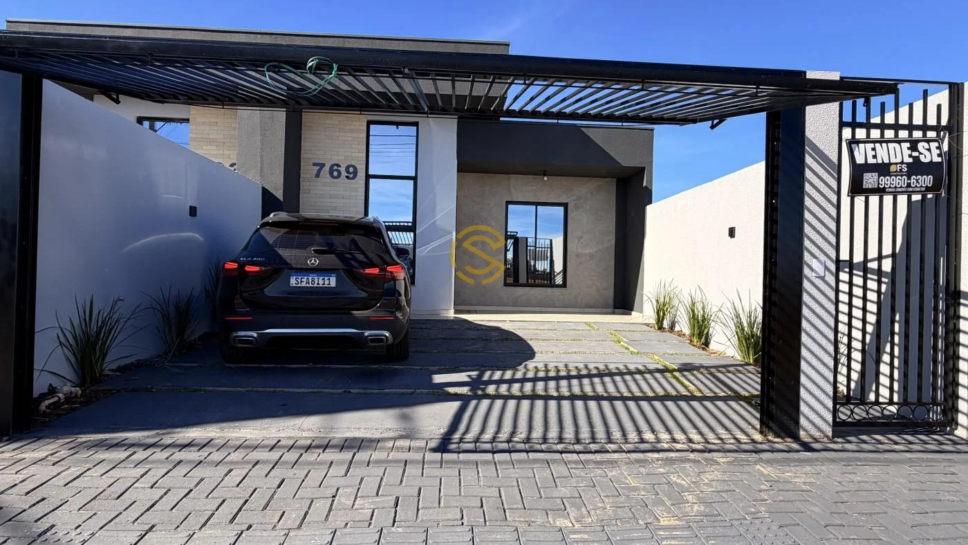 Casa para Venda em Cascavel, PARAÍSO TROPICAL I, 2 dormitórios, 1 suíte, 1 banheiro, 2 vagas