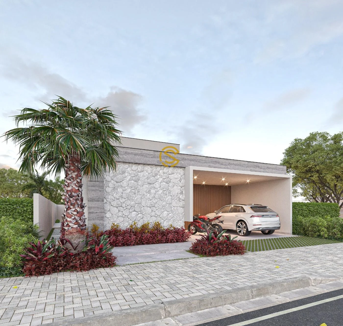 Casa Térrea para Venda em Cascavel, Brasília, 3 dormitórios, 3 suítes, 4 banheiros, 2 vagas