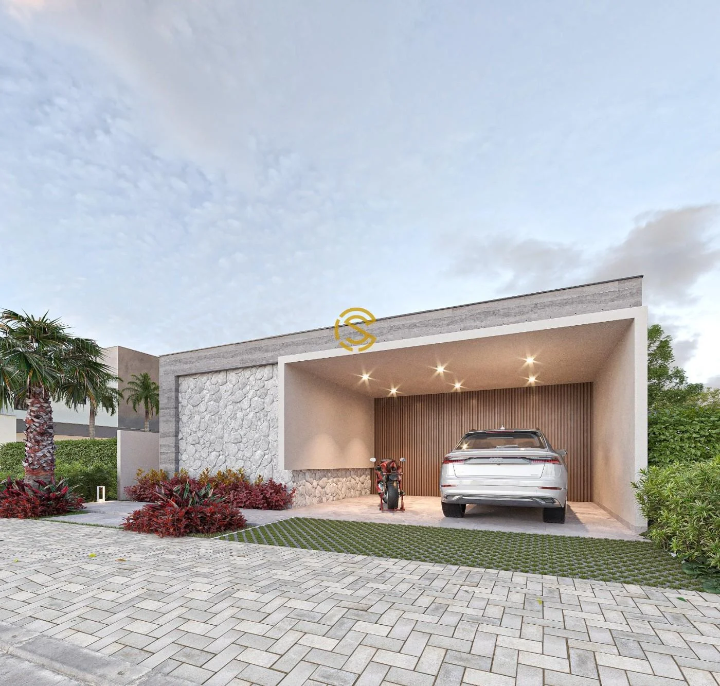 Casa Térrea para Venda em Cascavel, Brasília, 3 dormitórios, 3 suítes, 4 banheiros, 2 vagas