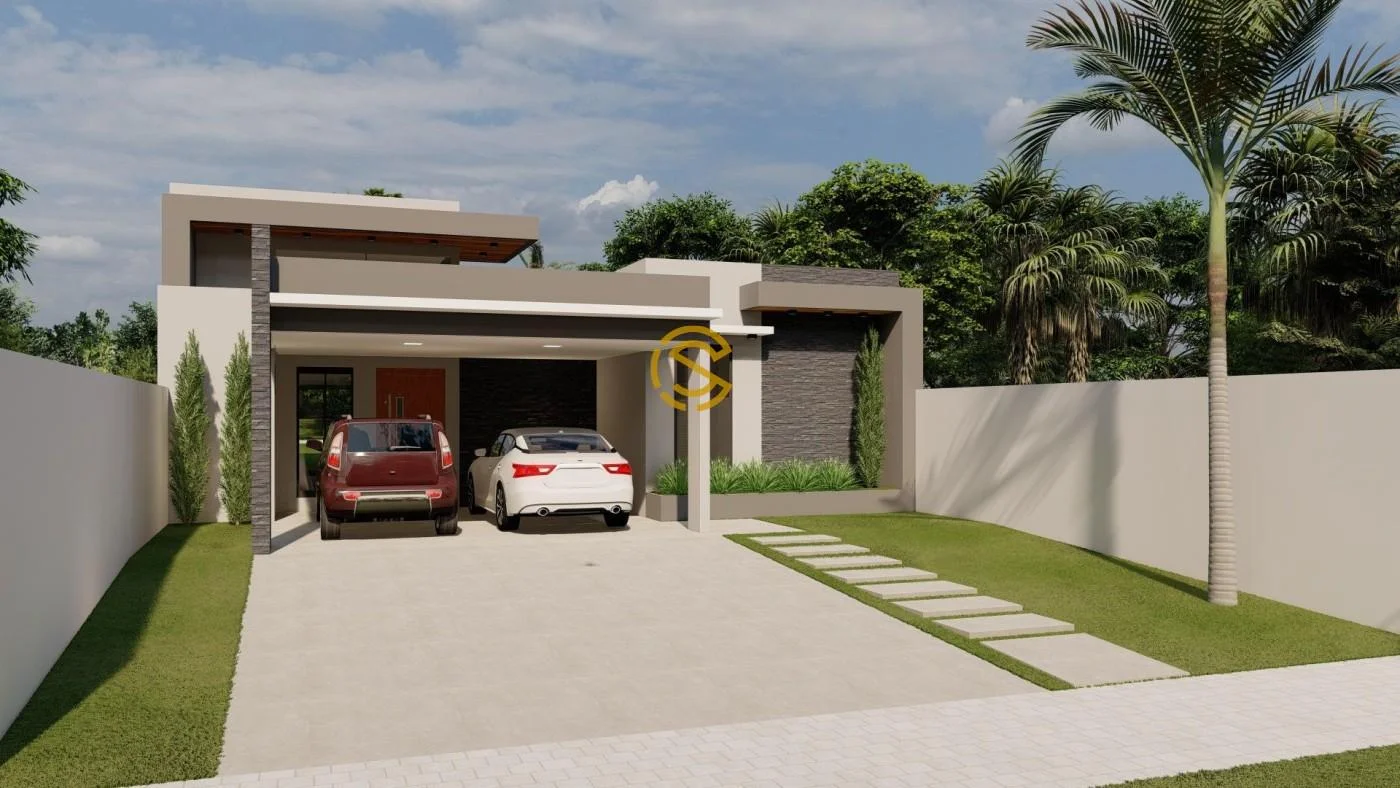 Casa Térrea para Venda em Toledo, Jardim Pancera, 3 dormitórios, 3 suítes, 4 banheiros, 2 vagas