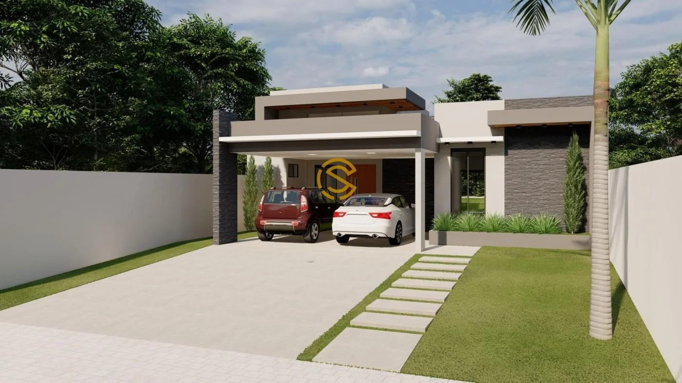 Casa Térrea para Venda em Toledo, Jardim Pancera, 3 dormitórios, 3 suítes, 4 banheiros, 2 vagas