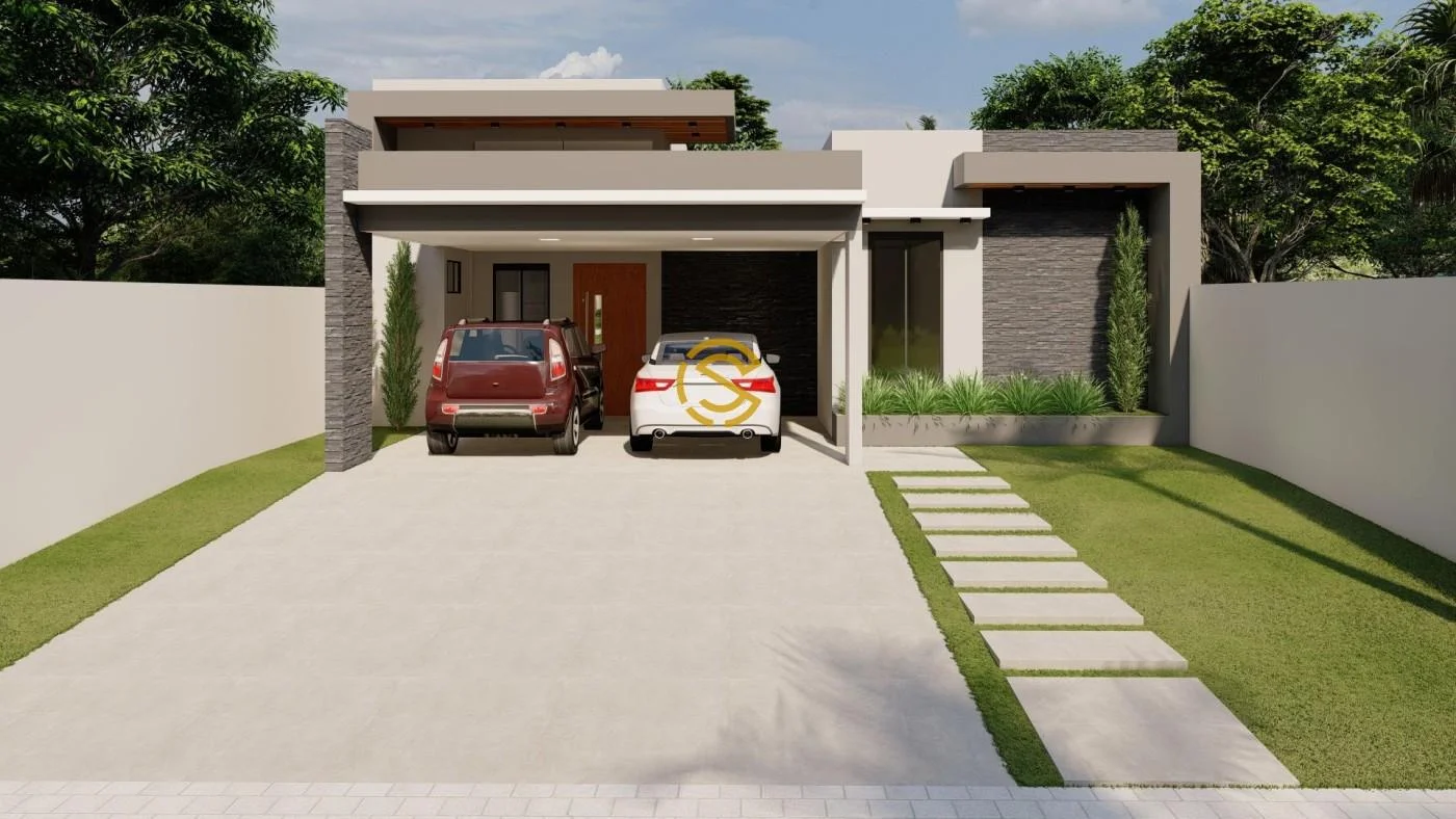 Casa Térrea para Venda em Toledo, Jardim Pancera, 3 dormitórios, 3 suítes, 4 banheiros, 2 vagas
