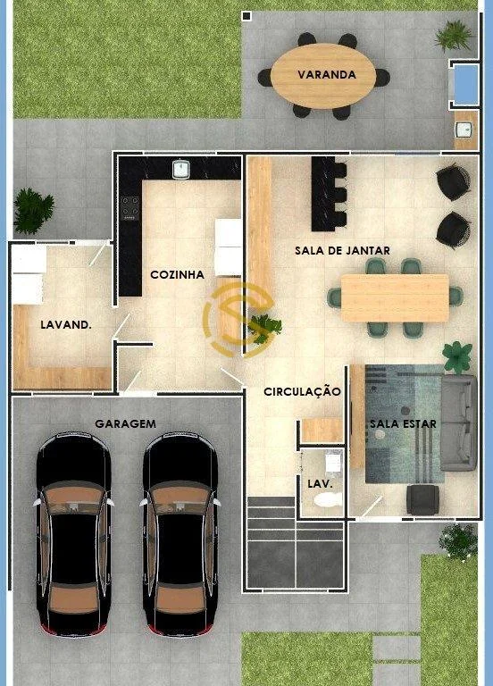 Sobrado para Venda em Toledo, Jardim Pancera, 3 dormitórios, 3 suítes, 1 banheiro, 2 vagas