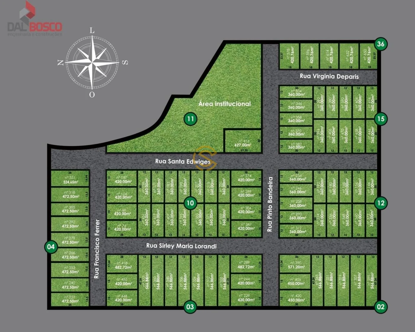 Terreno para Venda em Toledo, Jardim Pancera