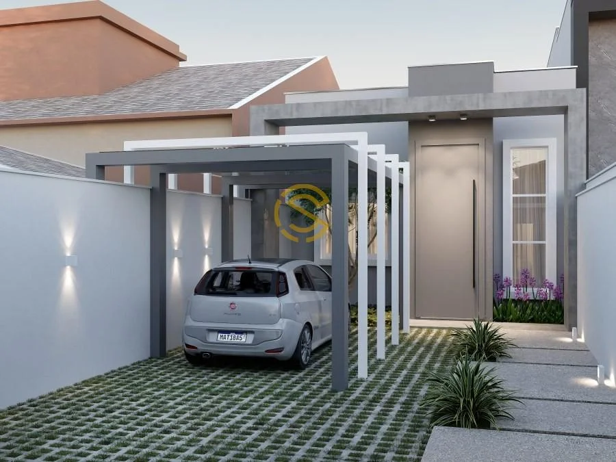 Casa para Venda em Cascavel, Santa Cruz, 3 dormitórios, 3 suítes, 2 banheiros, 4 vagas
