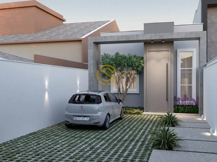 Casa para Venda em Cascavel, Santa Cruz, 3 dormitórios, 3 suítes, 2 banheiros, 4 vagas