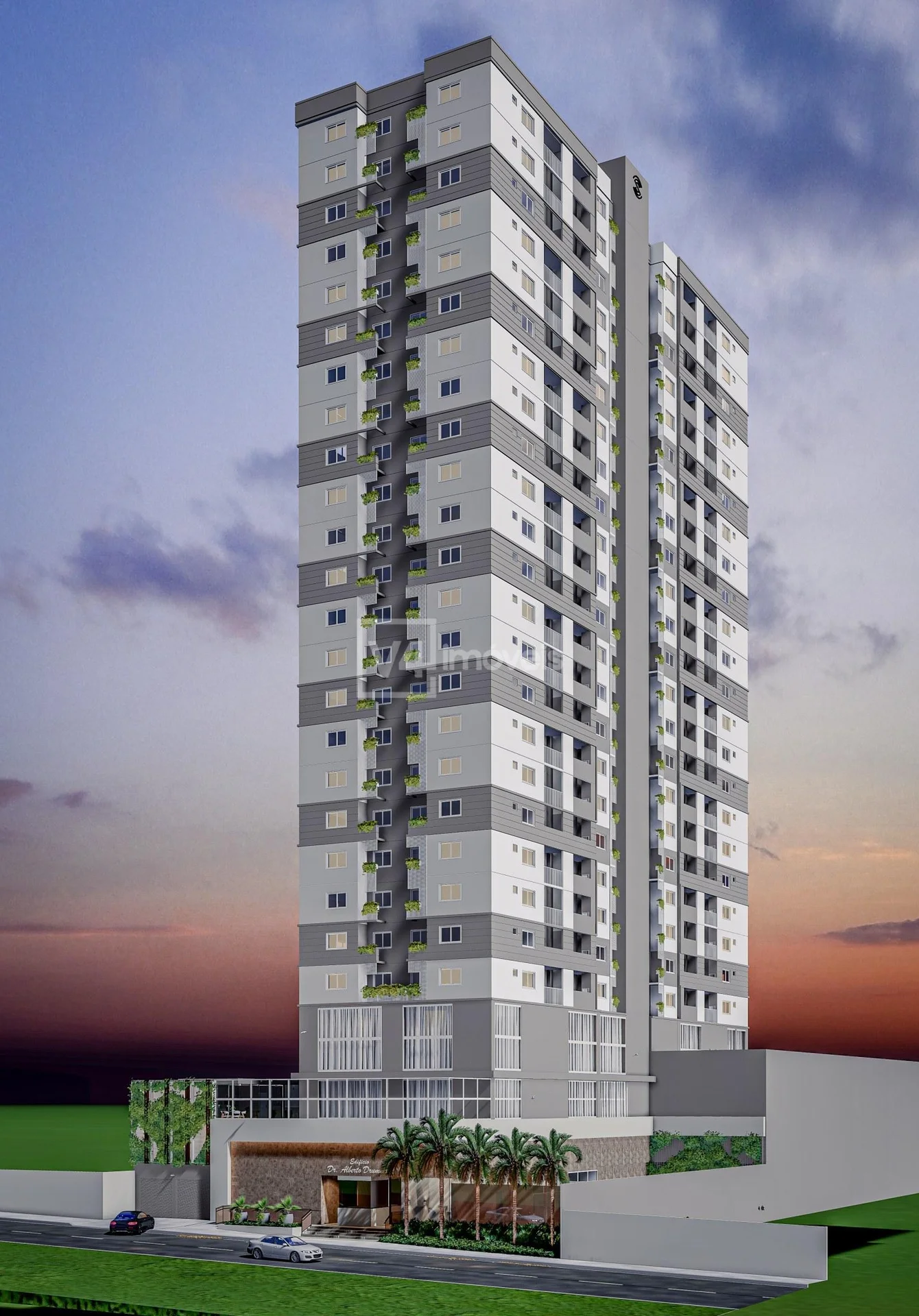 Apartamento à venda no Edifício Dr Alberto Drummond na Regiao do Lago, CASCAVEL - PR