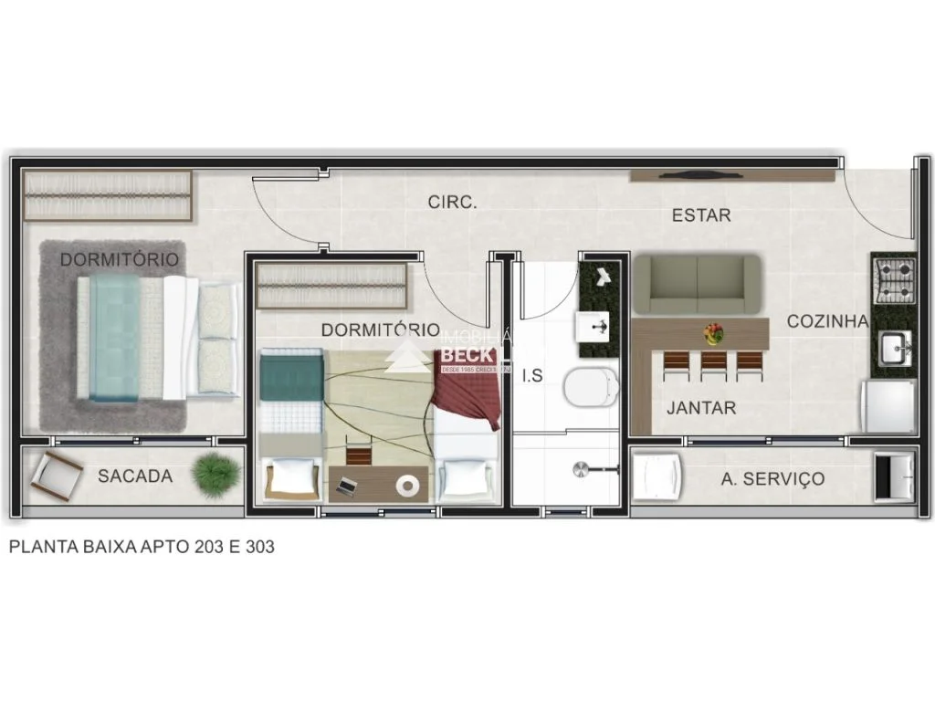 Apartamentos  a Venda - Edificio Benjamin - Santa Felicidade