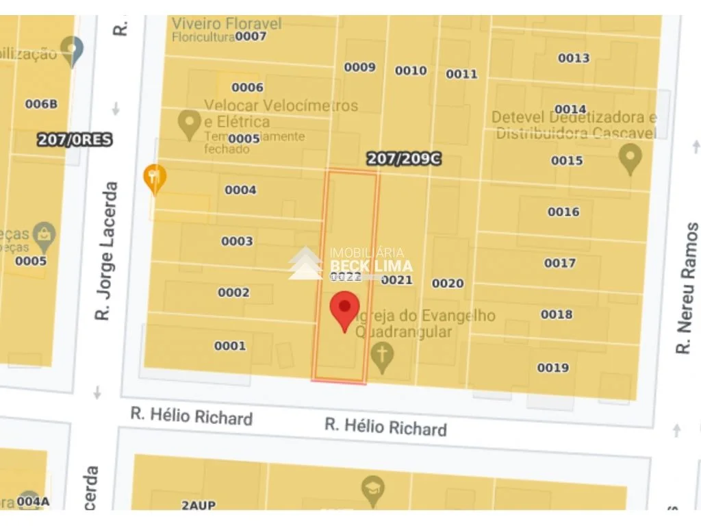 Terreno à Venda - Rua Helio Richardi - Jardim Claudete