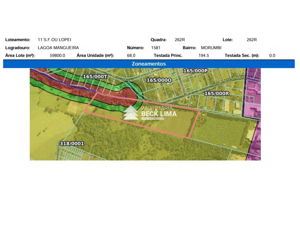 Área de Terra - Bairro Morumbi