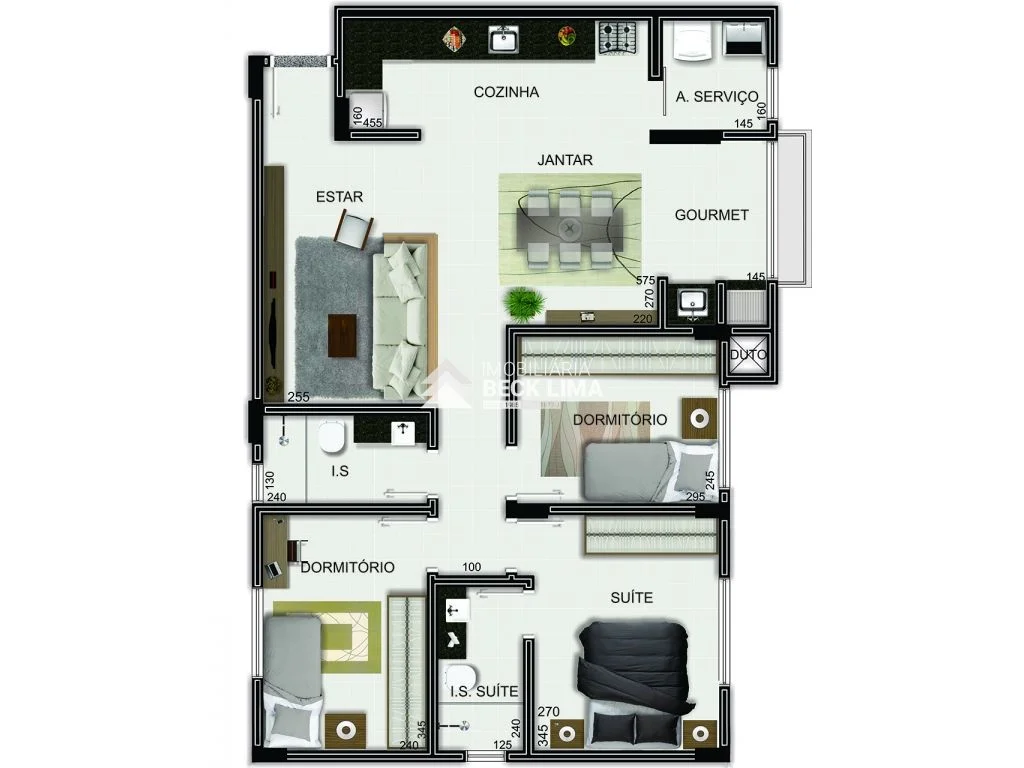 Apartamento à Venda - Edificio BH RESIDENCE - Neva - Apartamento Tipo