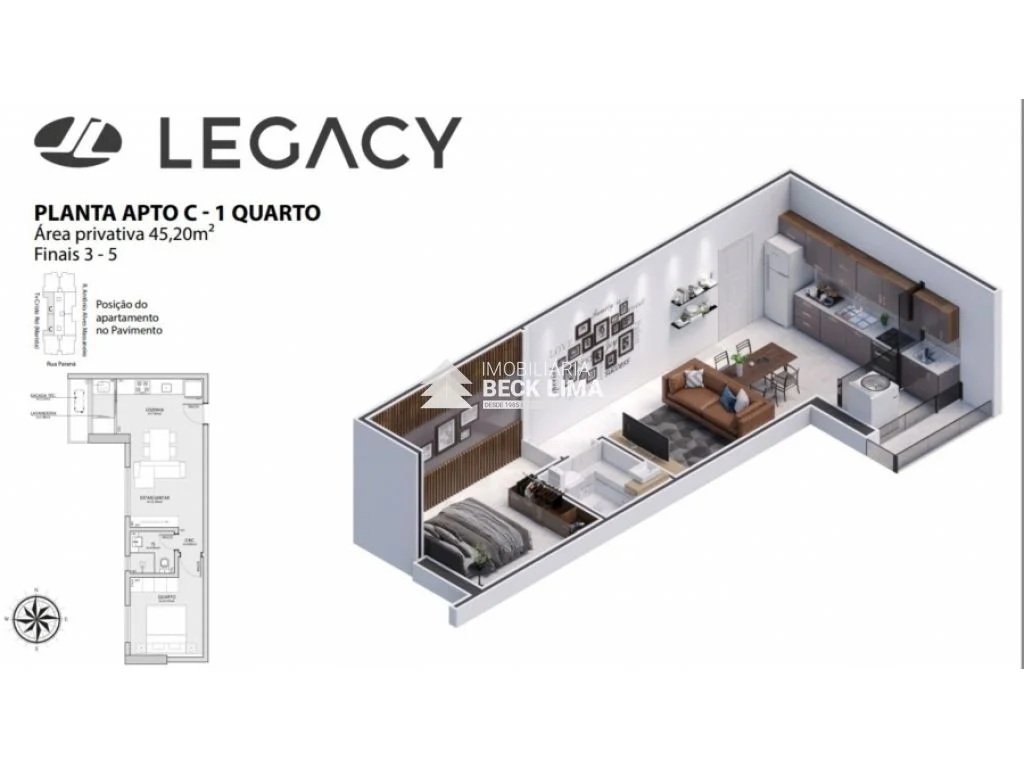 LANÇAMENTO - EDIFICIO LEGACY - CENTRO