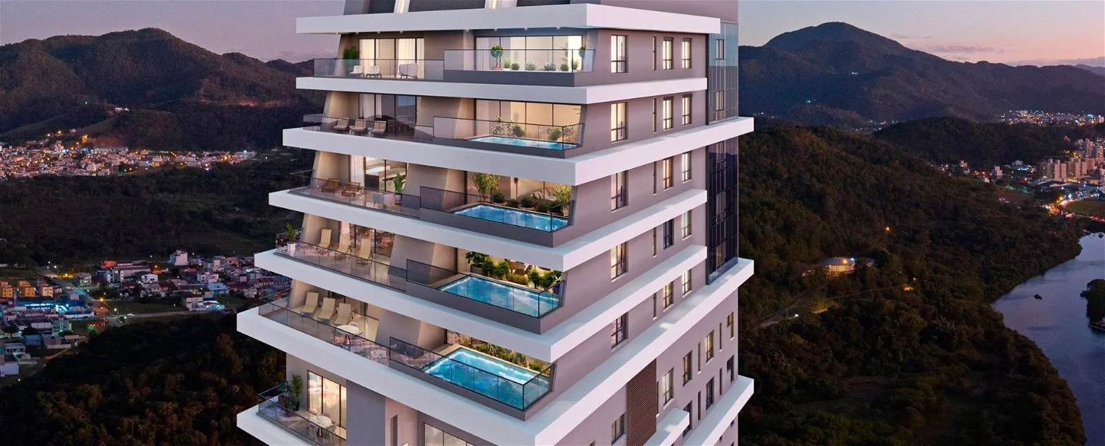 Apartamentos a Venda - Edificio Hyde Atlântica 4312 - Balneário Camboriú SC