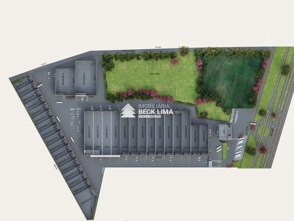 Condomínio Empresarial de Galpões à Venda - Trade Park 369