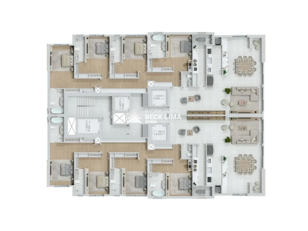 Apartamentos à Venda - Edifício Garden Park Home Club - Pioneiros - BC