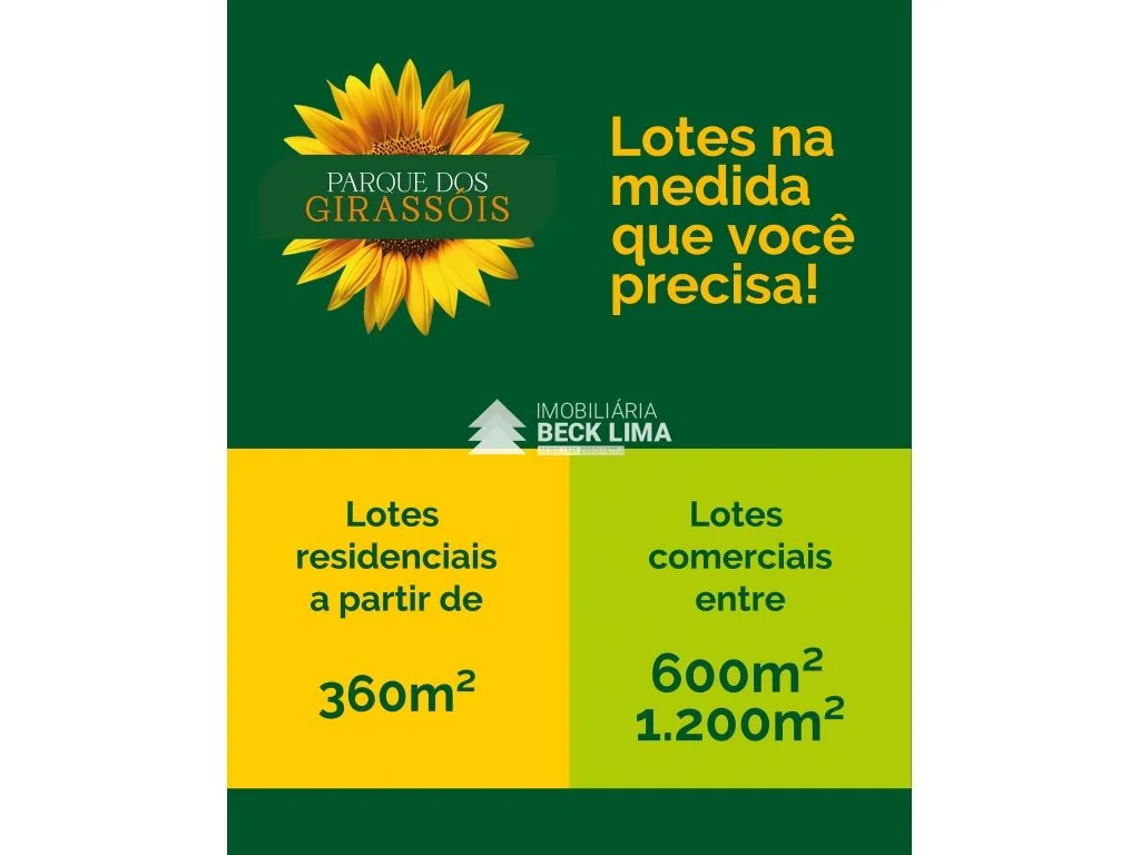 Terrenos à Venda - Loteamento Parque dos Girassóis - Bairro Guarujá -Cascavel PR