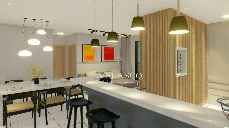 Apartamento com 2 dormitórios à venda, 56 m² por R$ 428.233 - Neva - Cascavel/PR
