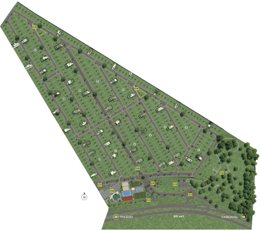 Terreno no Condomínio Vitality Home Resort — Lote 10, Quadra 04